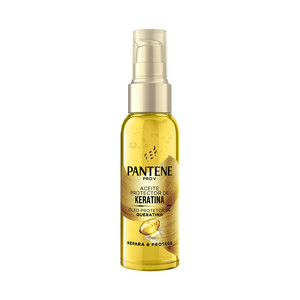 Imagen de PANTENE Aceite capilar protector de Keratina, con vitamina E PANTENE Repara & protege 100 ml.