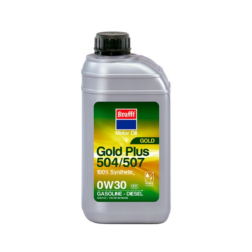 Aceite de motor gold plus, 504/507, 0W30, 1 L, KRAFFT.