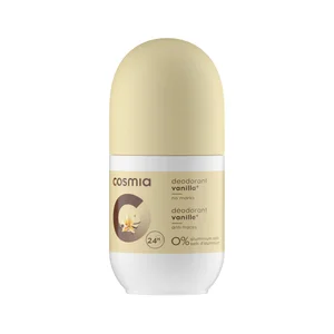 COSMIA Desodorante roll on para mujer, con fragancia a vainilla COSMIA 150 ml.