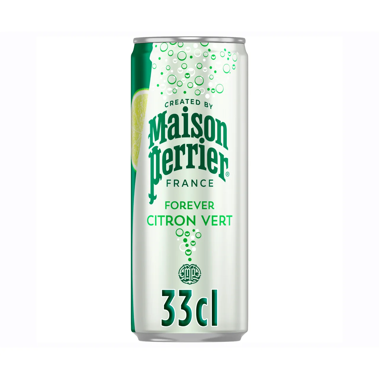 Forever Agua con gas con sabor a lima lata 33 cl.