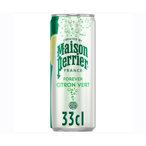 MAISON PERRIER Agua con gas forever lima lata 33 cl.