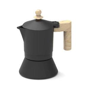 Imagen de Cafetera de aluminio ACTUEL para 6 tazas, apto inducción.