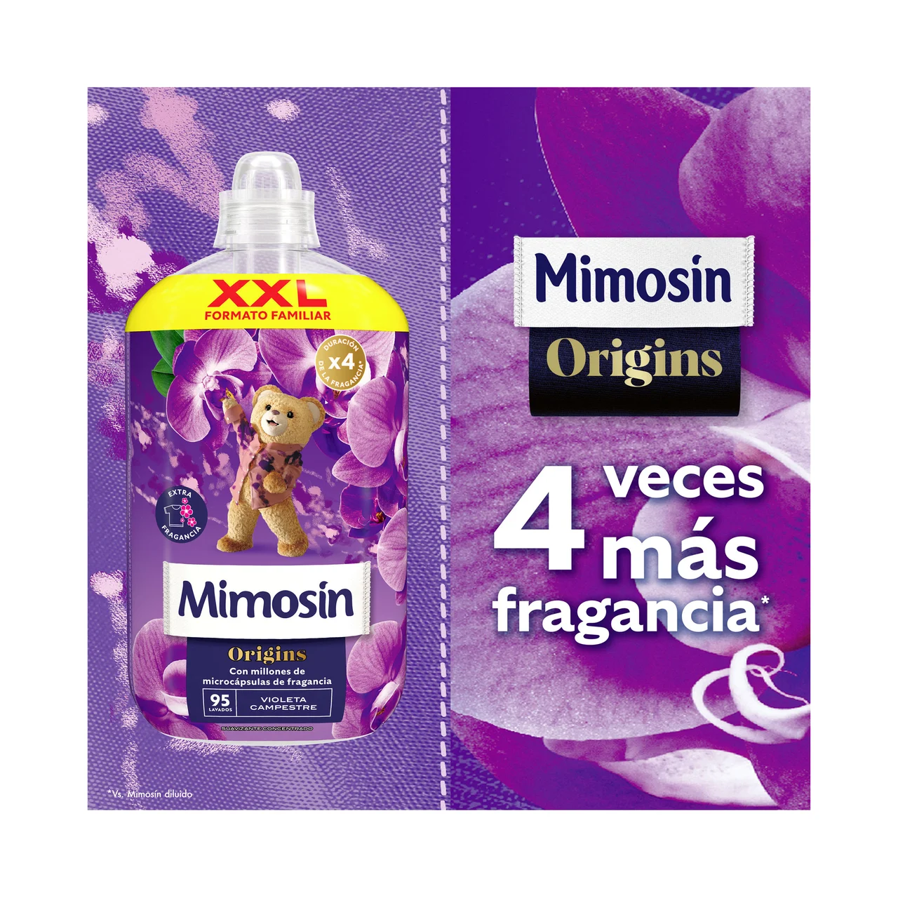Origins Suavizante concentrado con aroma a violeta campestre 95 lavados.