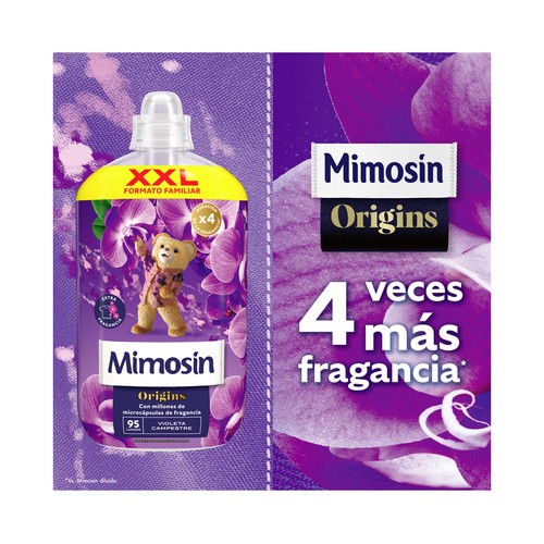 MIMOSIN Origins Suavizante concentrado con aroma a violeta campestre 95 lavados.
