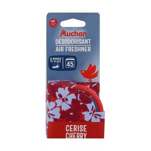 Imagen de Ambientador para el coche en lata, aroma a cereza, AUCHAN.