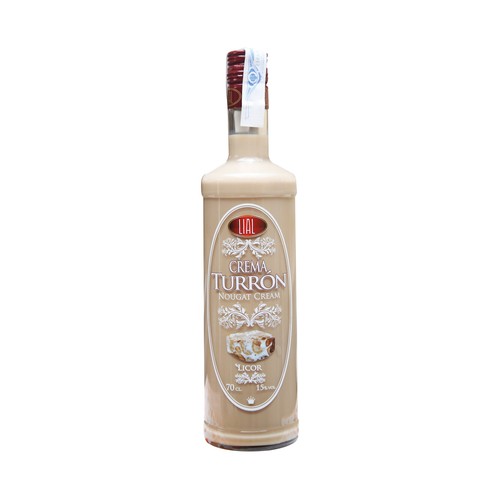 LIAL Licor de crema de turrón con alcohol LIAL botella de 70 cl.