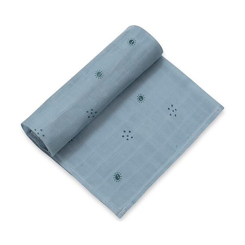 Pañal de tela azul, muselina bambu duende de polvo, INTERBABY.