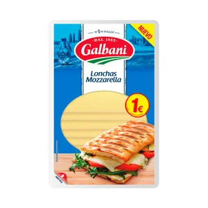 GALBANI Queso mozzarella en lonchas 75 g.