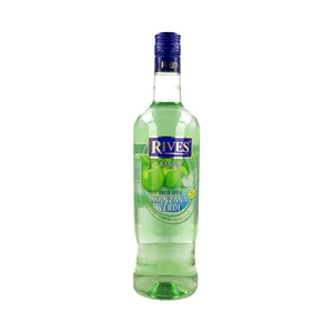 RIVES Licor de manzana sin alcohol RIVES botella de 70 cl.