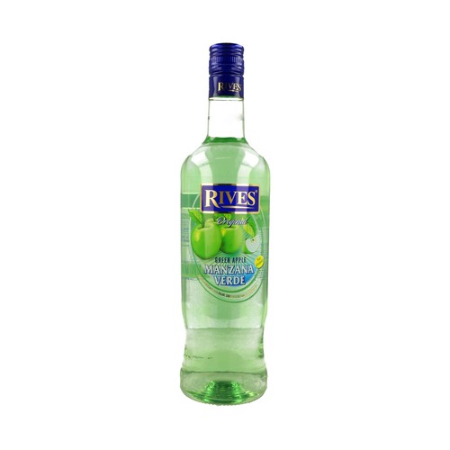 RIVES Licor de manzana sin alcohol RIVES botella de 70 cl.