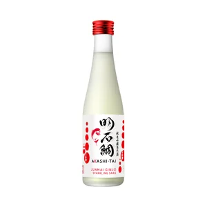 AKASHI-TAI Junmai ginjo Sake espumoso elaborado con arroz variedad Chinyonishiki botella 30 cl.