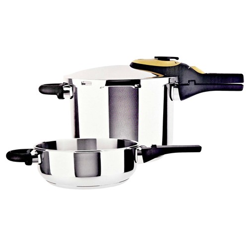 Set dúo de ollas a presión rápida, 3L + 6L, MAGEFESA Activa2 trío.