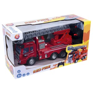 Imagen de Camión de bombero radiocontrol con luces y sonidos, 29cm., ONE TWO FUN ALCAMPO.