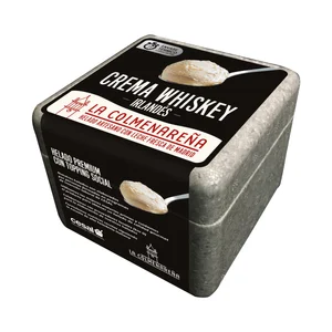 LA COLMENAREÑA Tarrina de helado artesano de crema de whiskey 500 ml.