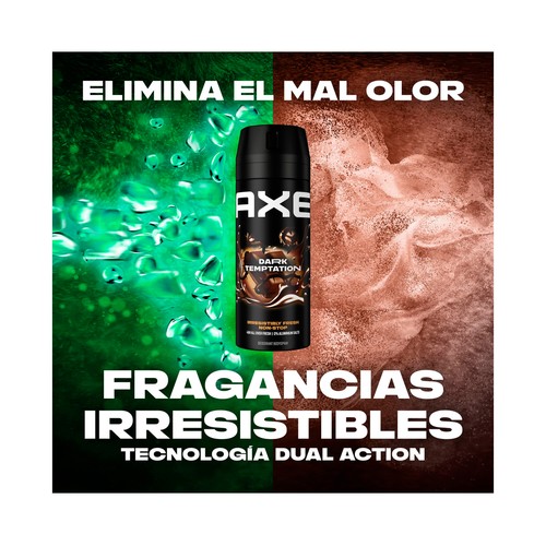 AXE Dark temptation Desodorante en spray para hombre con protección anti-transpiante hasta 48 horas 150 ml.