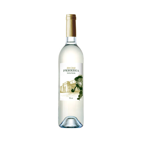 JOSÉ PEREIRA  Vino blanco elaborado en Portugal con D.O. Vinho verde JOSÉ PEREIRA botella de 75 cl.