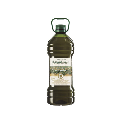 MAESTROS DE HOJIBLANCA Aceite de oliva virgen extra botella de 3 l.