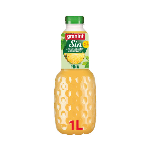 GRANINI Bebida de piña sin azúcares añadidos GRANINI 1 l.