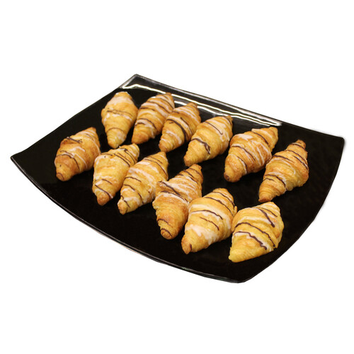 Mini croissant rayados, 12 uds.