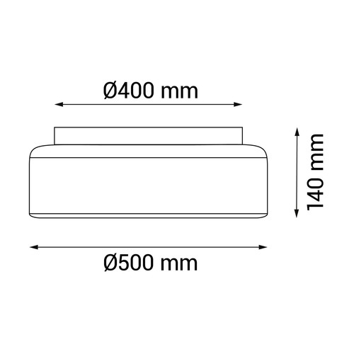 Ventilador de techo SULION HERB, diámetro 50cm, motor DC, mando a distancia, luz Led regulable.