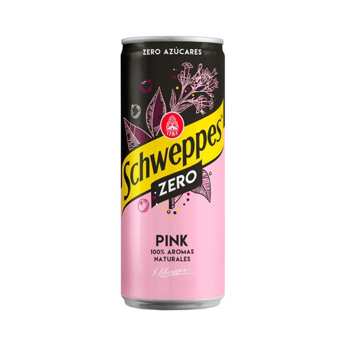 SCHWEPPES Pink Zero Tónica lata 33 cl.