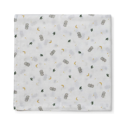 Pañal de tela, diseño koala, color blanco, INTERBABY.