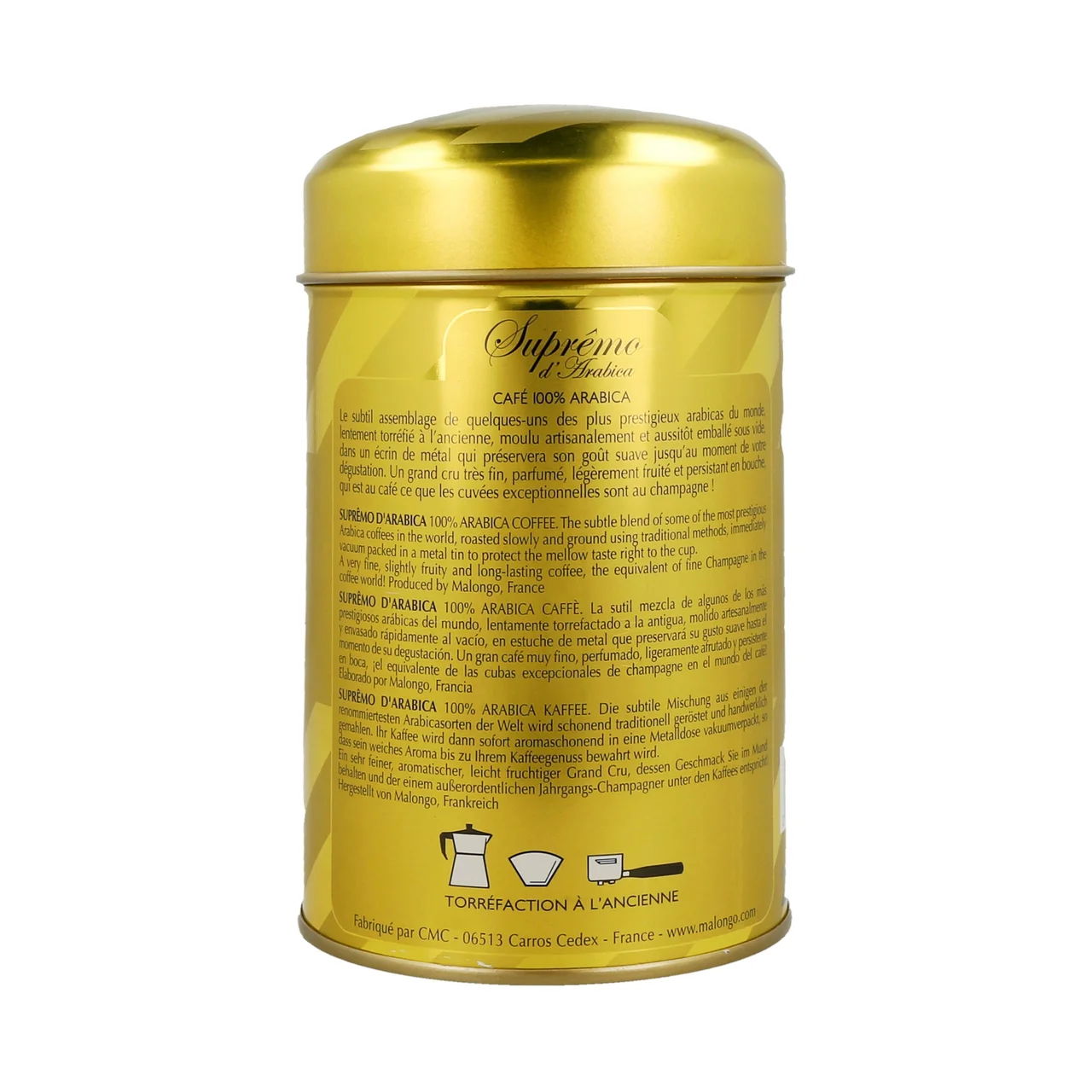 Café supremo de arábica 250 g.