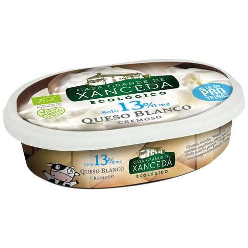 Queso cremoso ecológico CASA GRANDE de XANCEDA 175 g.