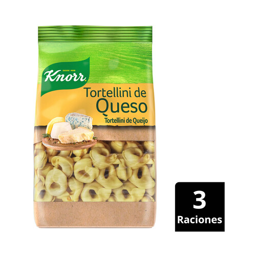 KNORR Pasta Tortellini rellenos queso KNORR 250 g.