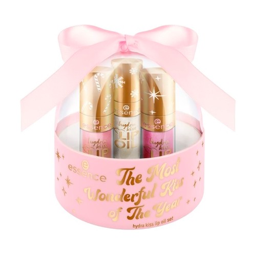 ESSENCE Hydra kiss Cesta con 3 brillos de labios tonos 101 - 102 y 103.