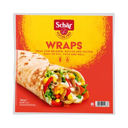 SCHÄR Wraps sin gluten 160 g.