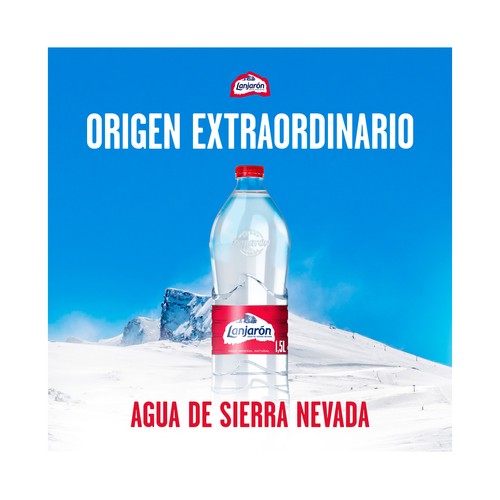 LANJARÓN Agua mineral botella de 1,5 l.