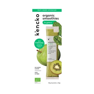 KENCKO Smoothie blues Preparado para batido de frutas y verduras ecológicas 2 x 22 g.