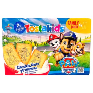 Imagen de TOSTAKIDS galletas Paw patrol 800g