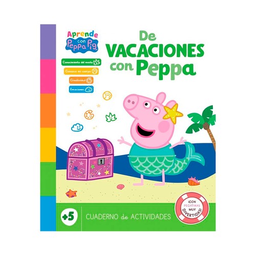 De vacaciones con Peppa Pig (5 años), cuaderno de actividades. ALTEA