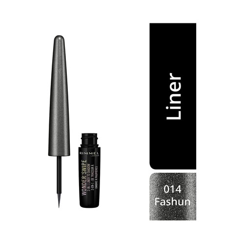 RIMMEL Wonder swipe  tono 014 Fashun   Eyeliner metálico o sombra de ojos brillant,