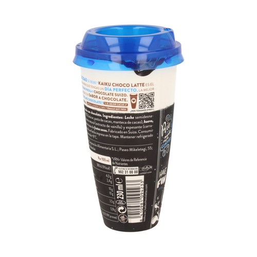 KAIKU Chocolate preparado KAIKU Choco latte original 230 ml.