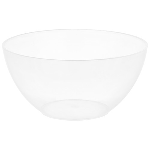 Ensaladera bol de plástico transparente reutilizable, 14cm., ACTUEL.