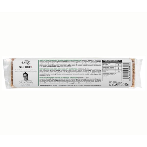 VICENS Turrón de pino Quique Dacosta 300 g.