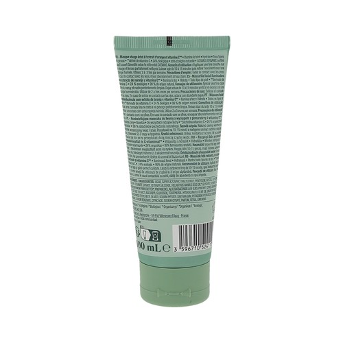 COSMIA Bio Mascarilla facial iluminadora con extracto de naranja ecológica y vitamina C 100 ml.