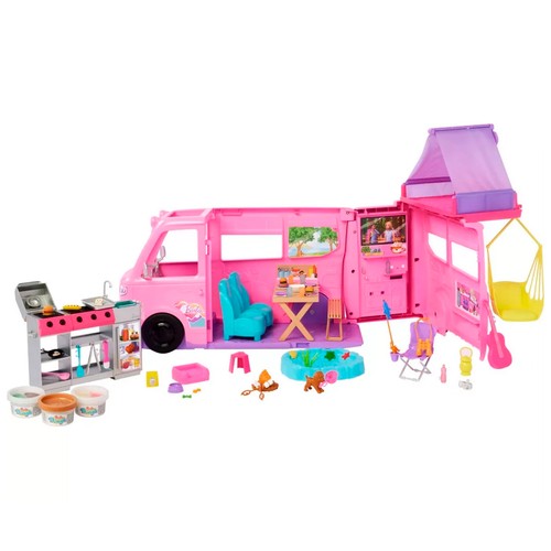 BARBIE Dream Camper Caravana para Muñecas de Juguete +3 Años