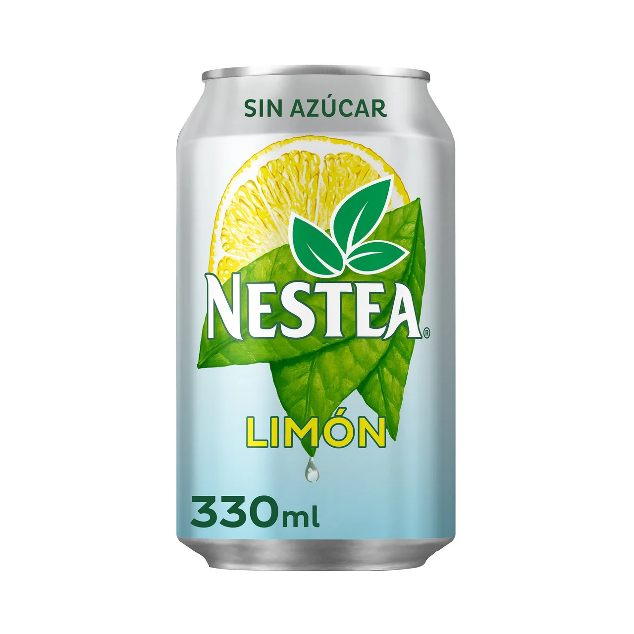 Bebida de té al limón sin azúcar lata de 33 cl.