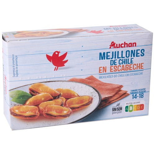 Mejillones escabeche PRODUCTO ALCAMPO 69 g.