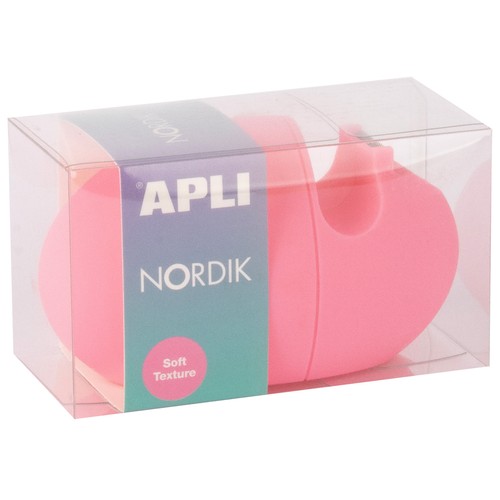 Dispenser de cinta color rosa. NORDIK APLI
