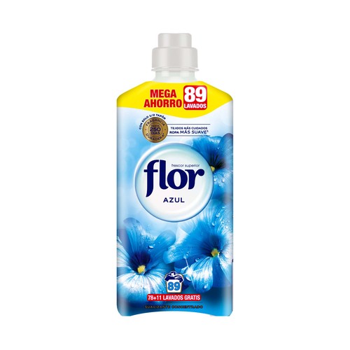 FLOR Suavizante concentrado azul 78+11 ds.