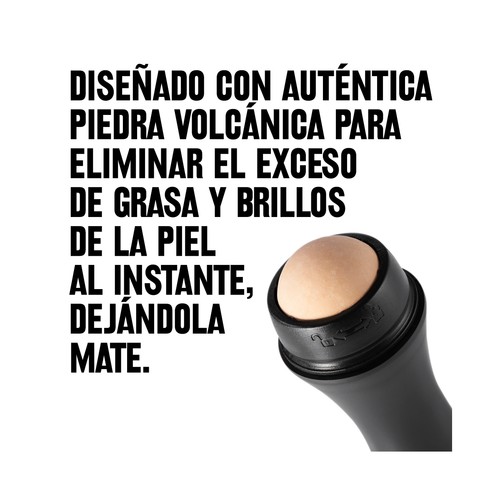 REVLON Rodillo facial hecho de auténtica piedra volcánica absorbe brillos.