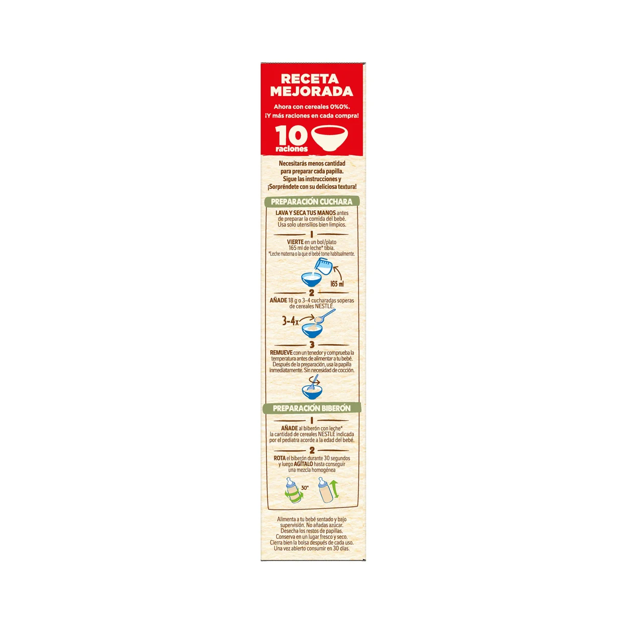Crema de arroz sin gluten, ni azúcares añadidos 180 g.