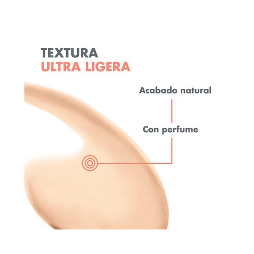 THERMALE AVÉNE Fluido solar facial unificante con color y FPS 50+ (muy alta), para pieles normales, mixtas y sensibles 50 ml.
