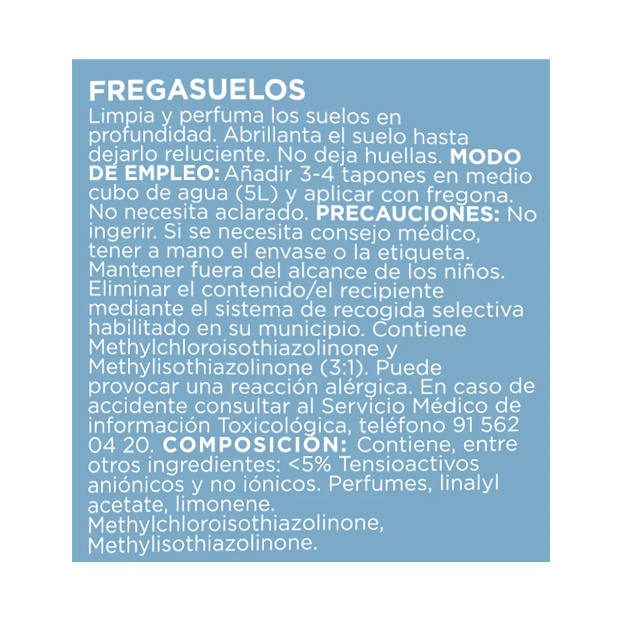 Fregasuelos aroma mandarina/te 1,5 l.