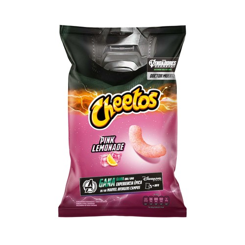 CHEETOS Sticks Snack de palitos de maíz con sabor a pink lemonade 75 g.